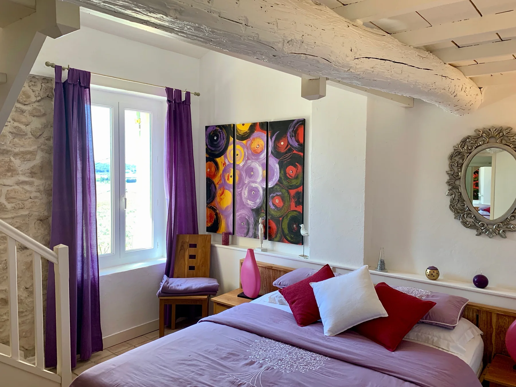 Chambre Lavande, chambre d’hôtes du Domaine de l’Olibaou